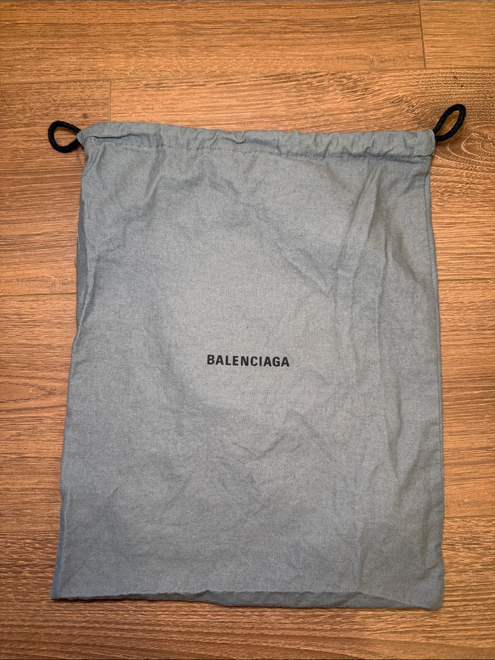 Cotton Dust Bag Cosmetic Pouch in Gray